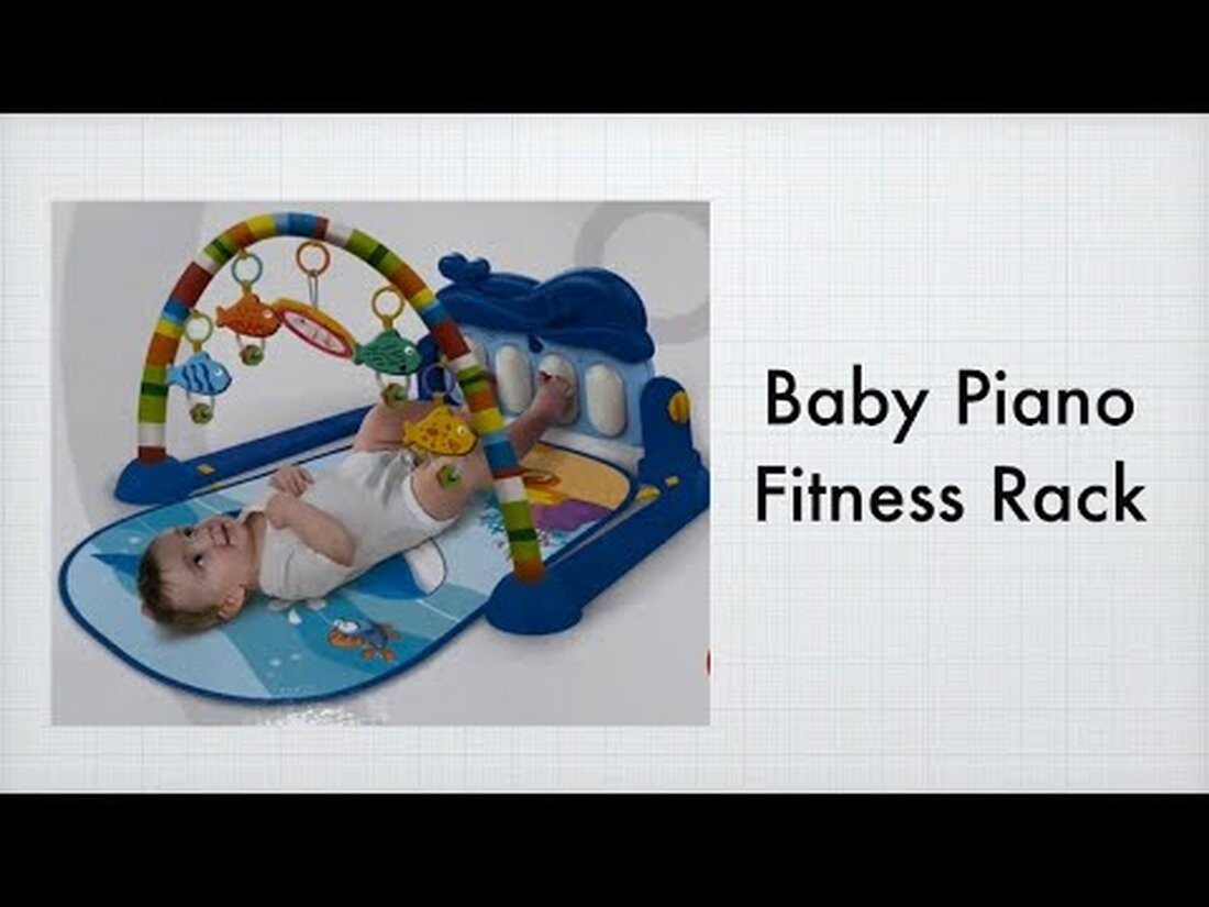 Auspacken des Babyspielzeugs: Fitness-Musikständer Es hilft 0- bis 1-jährigen Babys bei Aktivitäten im Zusammenhang mit der Bewegung von Händen und Beinen und schätzt auch Musik. Auf Youtube ansehen
