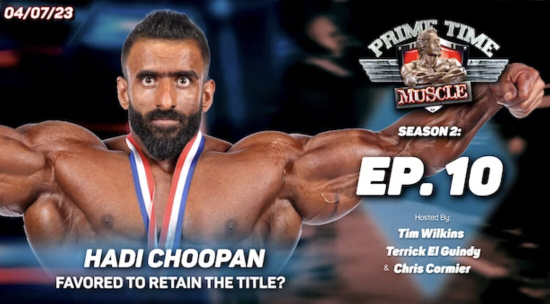 Im Dezember 2022 wurde im Zappos Theatre in Las Vegas, NV, Bodybuilding-Geschichte geschrieben, als Hadi Choopan als 17. Mann den größten Titel im Bodybuilding gewann – den Mr. Olympia. Choopan besiegte den damaligen amtierenden Champion Big Ramy und den ehemaligen Titelverteidiger Brandon Curry, um die Sandow Trophy zu gewinnen. Nun stellt sich die Frage: „Kann er das noch einmal machen?“ Choopan wird seinen Titel zum ersten Mal in Orlando, FL, verteidigen, wenn der Mr. Olympia 2023 vom 2. bis 5. November stattfindet. Tim Wilkins, Chris Cormier und Terrick El-Guindy diskutierten die Chancen des Champions in einer kürzlich erschienenen Folge von …