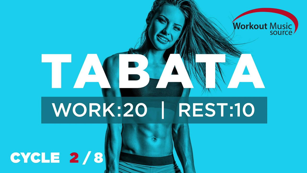 Workout-Musikquelle // TABATA-Zyklus 2/8 mit Vocal Cues (Arbeit: 20 Sekunden | Pause: 10 Sekunden)