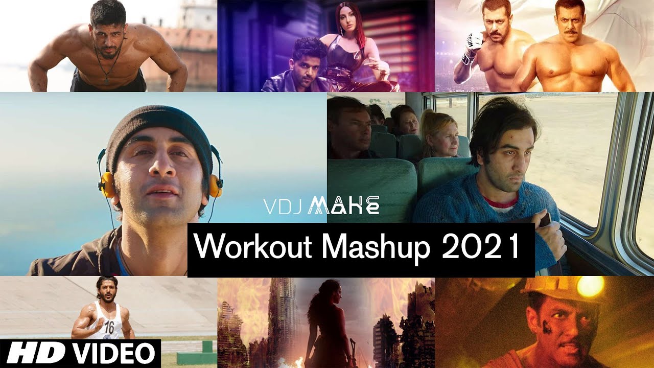 Workout Mashup – Das Motivations-Mashup 2021 |  VDJ Mahe Visuals |  Bollywood Song HD