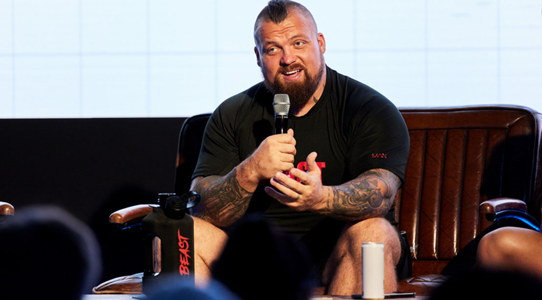 Schwimmen hat Eddie Hall geholfen, seiner Konkurrenz immer einen Schritt voraus zu sein