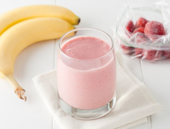banane-erdbeere-smoothie-diätplan-abnehmen
