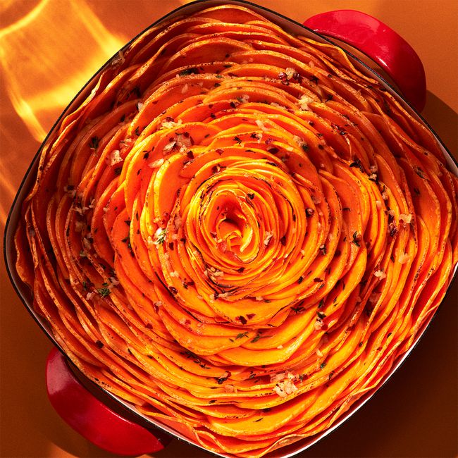 Ingwer-Butternut-Kürbis-Gratin