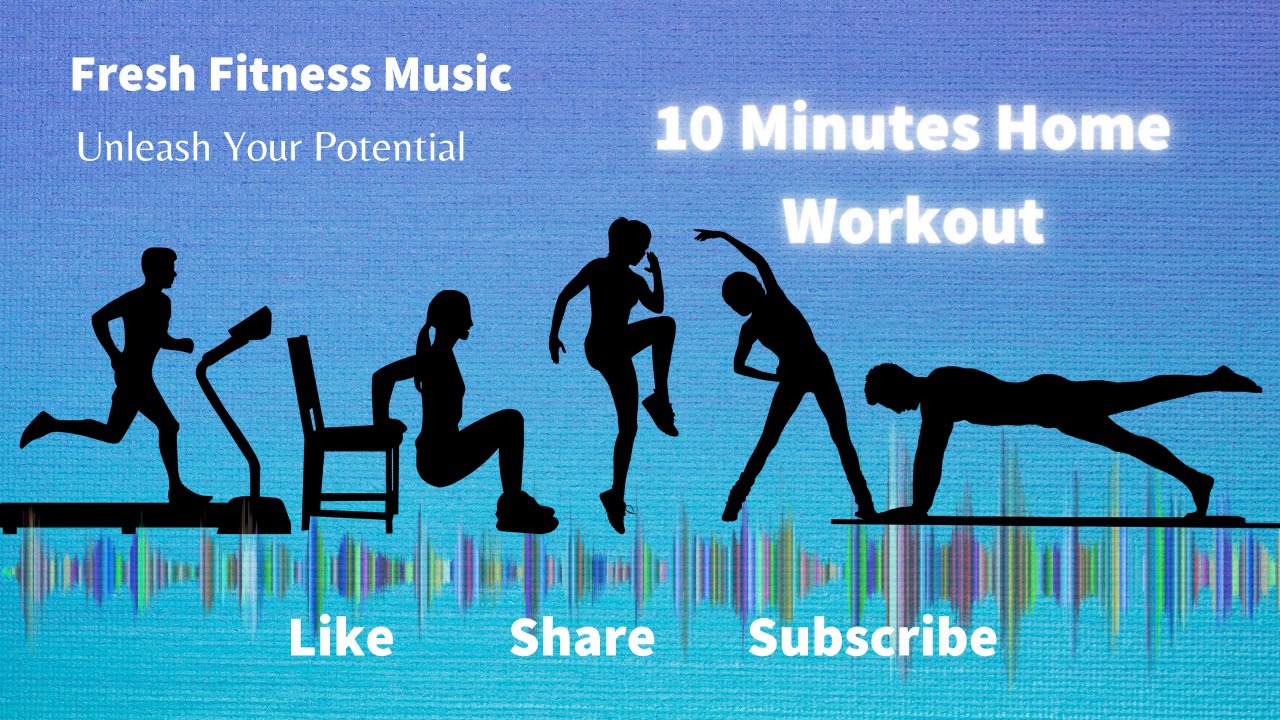 10 Minuten beste Heimtrainingsmusik |  HipHop Band 2 |  Frische Fitnessmusik