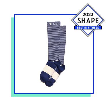 Doppelstreifen-Kompressionssocken