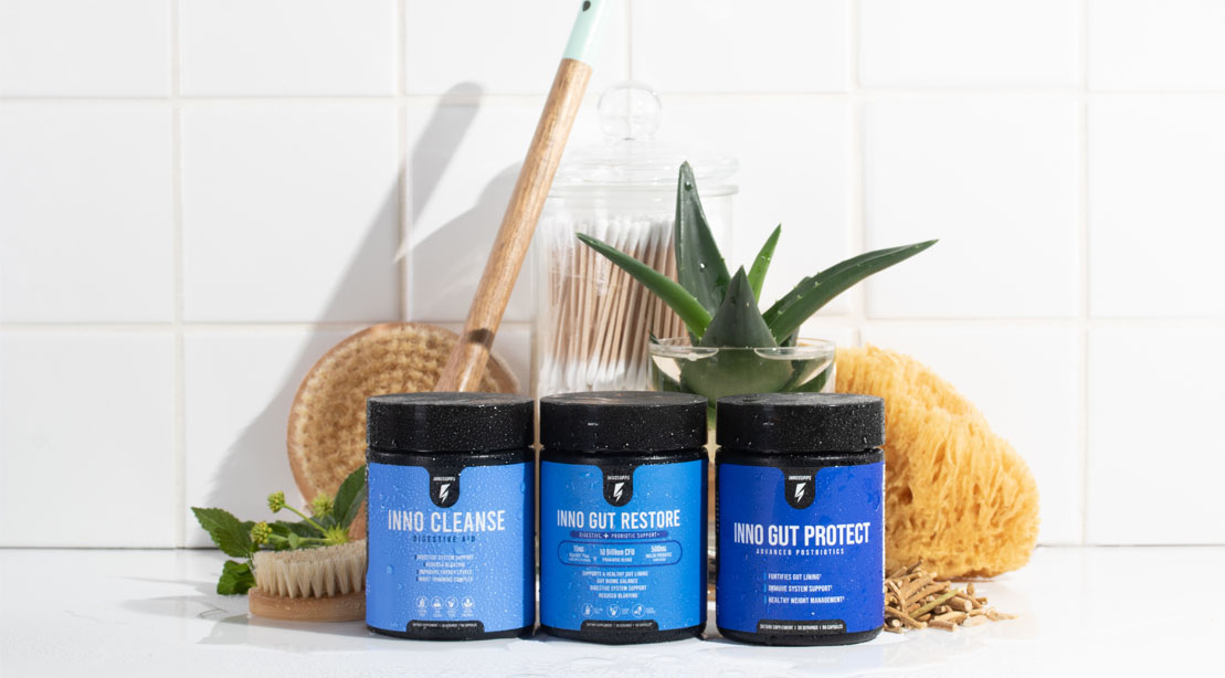 Inno Supps Complete Gut Health Stack: Von Ärzten genehmigter 3-Stufen-Prozess für optimale Darmgesundheit