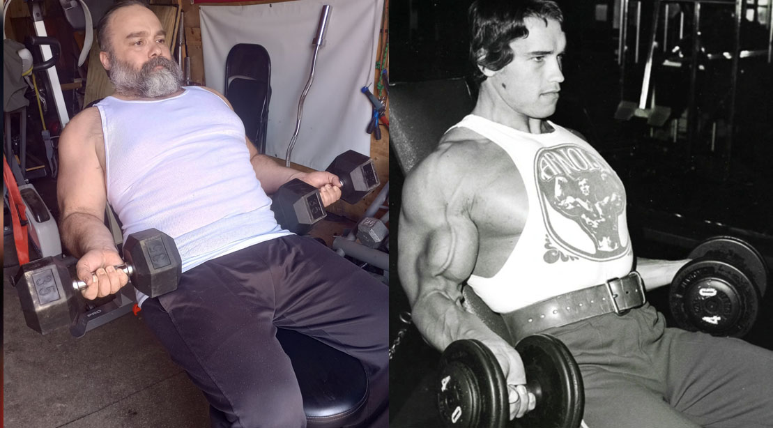 Kleine Schritte führen zu großen Fortschritten, wenn Sie wie Arnold trainieren