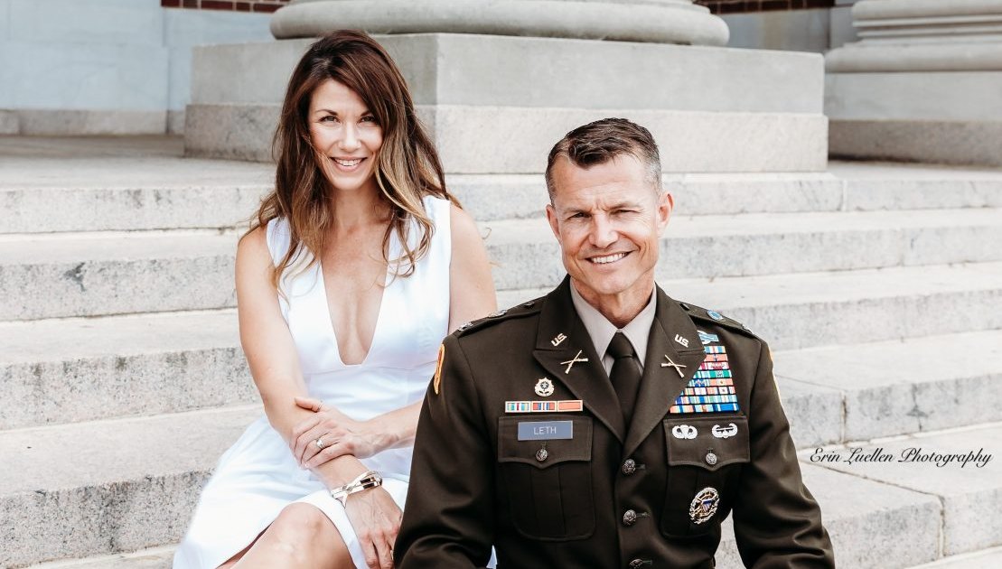 Für die Veteranen Nicole und Allen Leth ist es zu einer Familienangelegenheit geworden, diensttauglich zu sein